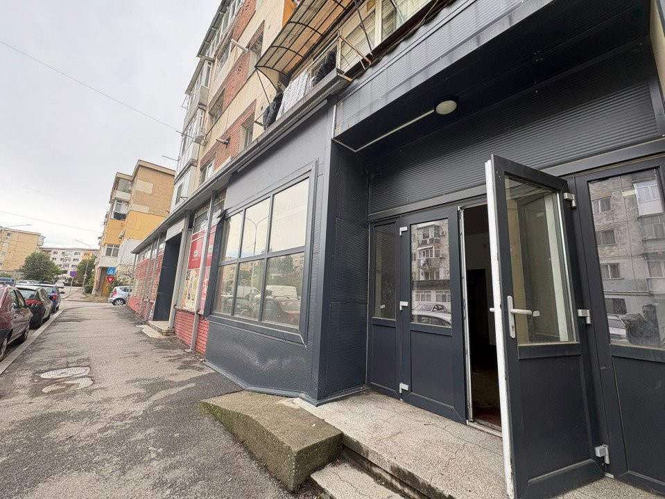 Închiriere spațiu comercial 150 mp, vitrină stradală 25 m.l. - 9 Mai – Târgu Jiu