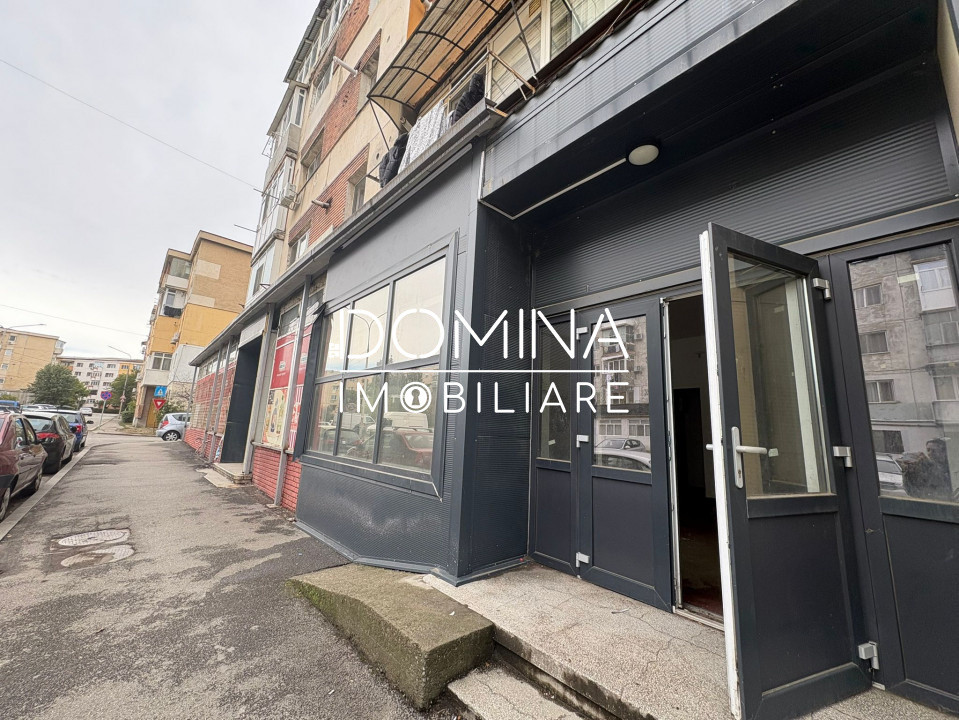 Închiriere spațiu comercial 150 mp, vitrină stradală 25 m.l. - 9 Mai – Târgu Jiu