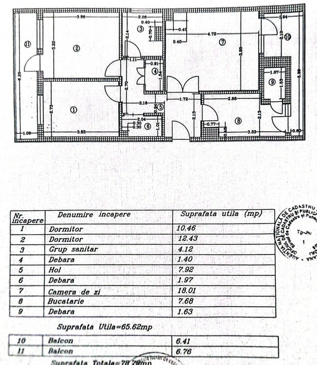 Vânzare apartament 3 camere,  situat în Târgu Jiu,  Calea Eroilor