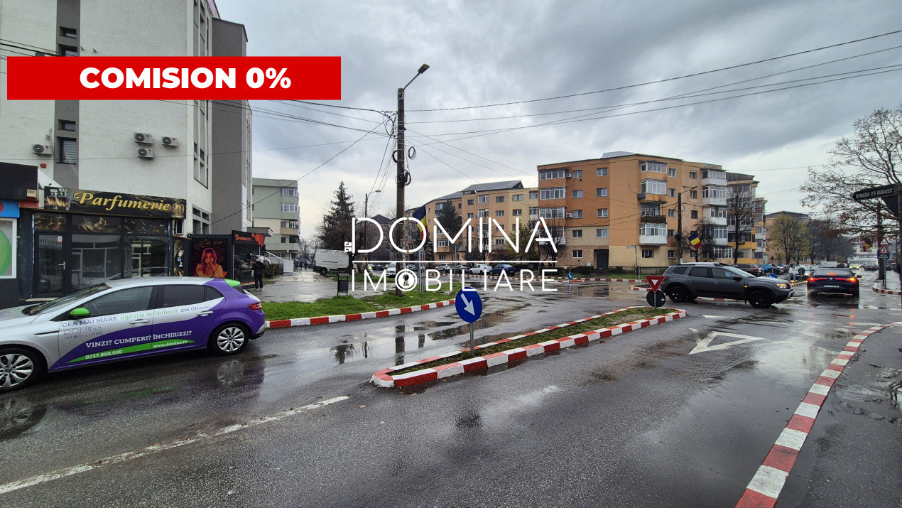 Vânzare spațiu comercial, poziție strategică, în Tg. Jiu, str. 1 Decembrie 1918