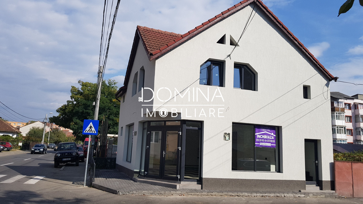 Închiriere spațiu comercial P+M - strada 9 Mai *zonă intens circulată*
