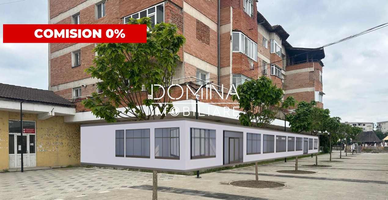 Închiriere spațiu comercial situat în Rovinari - centrul pietonal