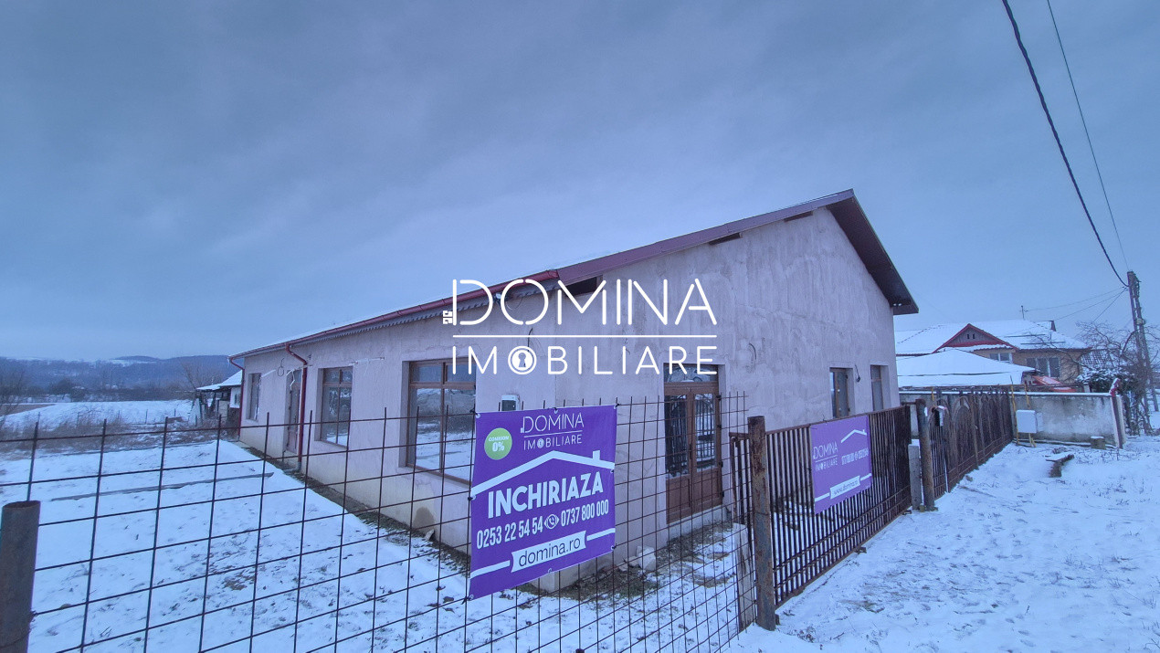 Închiriere spațiu comercial/industrial, situat în comuna Bâlteni, sat Vlăduleni