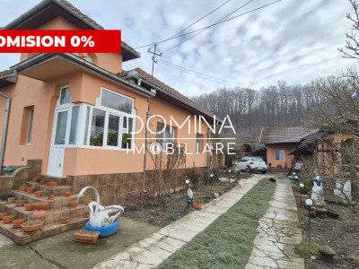 Vânzare proprietate 2 case - teren generos - facilități complete - sat Cârbești